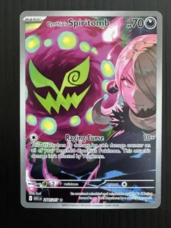 Pokemon TCG Ascended Heroes Cynthia’s Spiritomb 244/217 Illustration Rare NM - Image 1