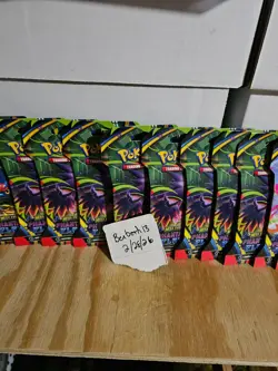 Pokemon TCG Phantasmal Flames Booster Hanger Sleeve Packs Sealed - Lot Of 14 - Image 3