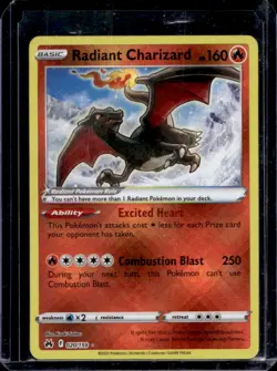 2023 Pokemon SWSH Crown Zenith Radiant Charizard #020/159 - Image 1