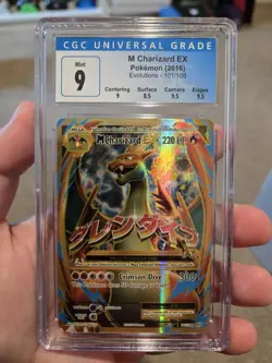 Mega Charizard EX 101/108 CGC 9 Full Art Holo XY Evolutions 2016 Pokemon - Image 1