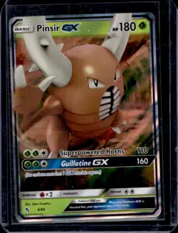 2019 Pokemon SM Hidden Fates Pinsir GX #6/68 - Image 1