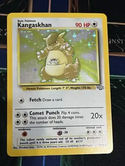 Pokemon Kangaskhan 5/64 Jungle Holo Rare 90 HP English Wizards of the Coast Card - Image 1