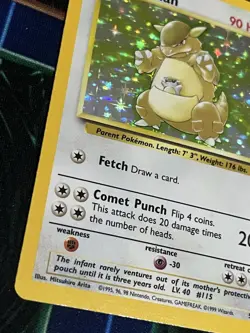 Pokemon Kangaskhan 5/64 Jungle Holo Rare 90 HP English Wizards of the Coast Card - Image 3