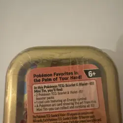 Pokemon TCG Scarlet & Violet 151 Mini Tin Electabuzz Brand New Sealed - Image 4