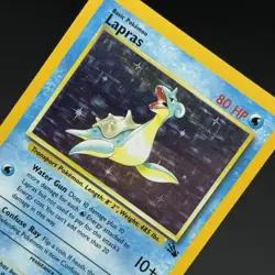 Lapras 10/62 Holo Rare Card - Pokemon TCG Fossil Set WOTC Vintage 1999 NM - Image 4