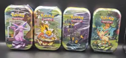 Pokemon Prismatic Evolutions Mini Tins 4x Brand New Sealed Assorted - Image 1