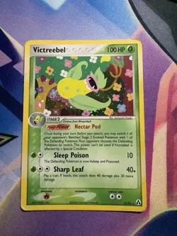 Pokemon TCG Victreebel EX Legend Maker Holo Card 13/92 Rare - Image 1