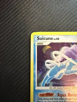 Pokemon TCG Suicune Secret Wonders 19/132 Holo Holo Rare Sleeved - Image 5