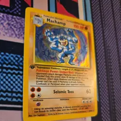Machamp Holo 8/102 1st Edition 1999 Pokemon Card TCG - Image 2