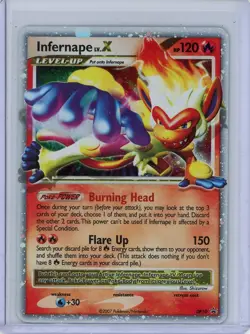Infernape LV.X Pokemon 2007 Diamond & Pearl Black Star Promo DP10 MP - Image 1