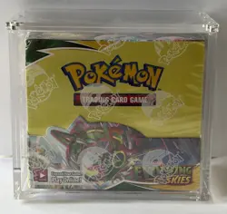 Pokemon Evolving Skies Booster Box w/ Acrylic Case – See Photos - Image 1