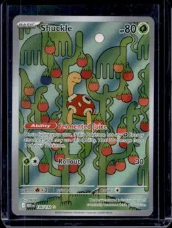 2025 Pokemon Mega Evolution Shuckle Illustration Rare #136/132 - Image 1