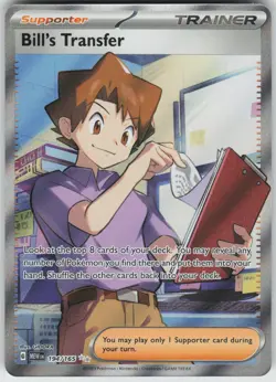 Pokemon Bill's Transfer - 194/165 SV: Scarlet & Violet 151 Ultra Rare NM - Image 1