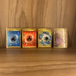 Pokemon TCG Gold Energy Bundle 4 Cards - Image 1