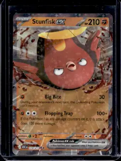 2026 Pokemon Ascended Heroes Stunfisk ex Double Rare #114/217 - Image 1