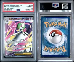 2025 Mega Gardevoir ex 159/132 Pokemon Ultra Rare Mega Evolution PSA 10 - Image 1