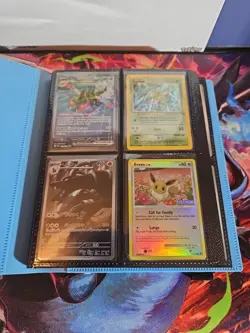 160 Pokemon Binder Collection | 30+ Vintage/WOTC/EX's+ Modern Holos + More - Image 1