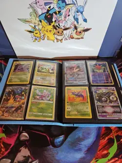 160 Pokemon Binder Collection | 30+ Vintage/WOTC/EX's+ Modern Holos + More - Image 2