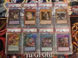 PSA Lot Of 8 NM-MT Cards | Prismatic Ultimate & Platinum Secret Rare | YU-GI-OH! - Image 1