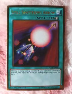 Yu-Gi-Oh Spell Shattering Arrow PGL3-EN082 Gold Rare 1st Edition - Image 1