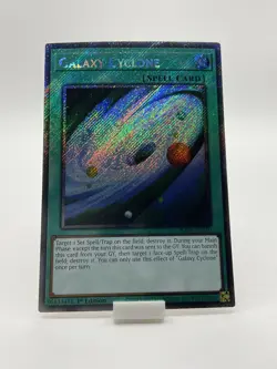 Yu-Gi-Oh! Galaxy Cyclone RA04-EN250 Platinum Secret Rare 1st Edition - Image 1