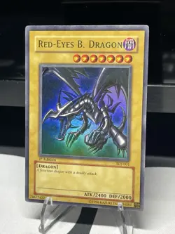 Red Eyes Black Dragon 2003 Yu-Gi-Oh! 1st Edition SDJ-001 - Image 2