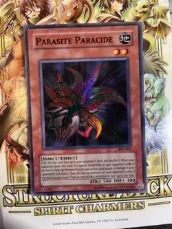 Parasite Paracide PSV-003 Super Rare Pharaoh's Servant Unlimited Yu-Gi-Oh - Image 1