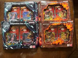 One Piece TCG Illustration Box Bundle Volume 5 and 6 New Sealed - Image 1