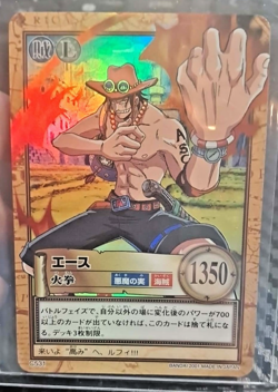 BANDAI One Piece Hyper Battle LUFFY PIRATES ACE C531 HOLO FOIL SCARCE EARLY B - Image 1