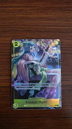 2024 One Piece Wings of The Captain Kouzuki Hiyori Alt Art SR #OP06-106 - Image 1