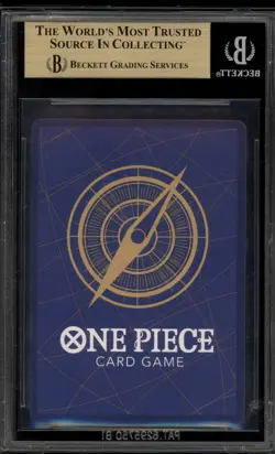 One Piece CCG Dracule Mihawk Azure Sea's Seven Manga Alt Art OP14-119 BGS 9.5 - Image 2
