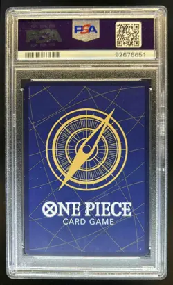 2024 One Piece Japanese Monkey D. Luffy OP07 Alternate Art #109 PSA 10 Gem - Image 2