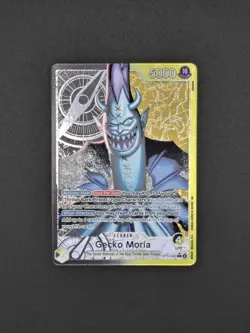 2025 One Piece OP14 The Azure Sea's Seven GECKO MORIA ALTERNATE ART LEADER ALT - Image 1