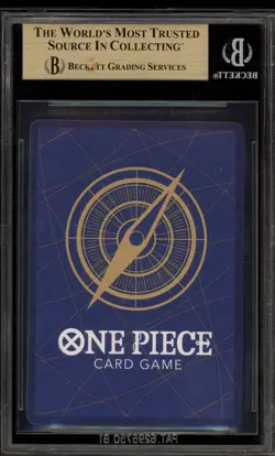 One Piece CCG Dracule Mihawk Azure Sea's Seven Manga Alt Art OP14-119 BGS 9.5 - Image 2