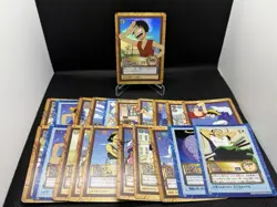 One Piece Hyper Battle First Stage - Luffy C01 Holo, +20 Base Cards NM - Image 1