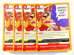 OP05-018 Emporio Energy Hormone (C) Awakening of the New Era One Piece CCG x4 NM - Image 1
