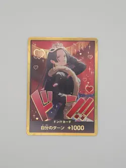 DON !! Card Boa Hancock Gold Heroines Edition ONE PIECE Card Japanese - Image 1