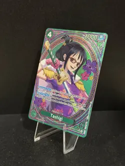 2026 One Piece TCG Heroines Edition EB03-018 Tashigi SP SR Alt Art English - Image 3