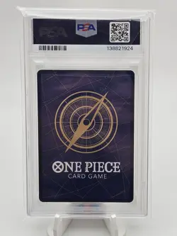 2025 One Piece Japanese OP13 Monkey D Luffy SEC Alternate Art PSA 10 - Image 2