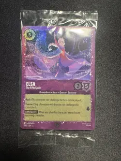Elsa - The Fifth Spirit 6 Disney Lorcana Promo Cards Holo (Sealed) - Image 1
