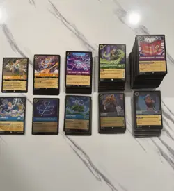 Rare Massive Lorcana Fabled 350+ Card Lot - 36+ Foil Legendary & More! Near Mint - Image 1