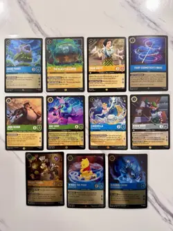 Rare Massive Lorcana Fabled 350+ Card Lot - 36+ Foil Legendary & More! Near Mint - Image 3