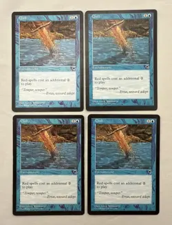 Chill x4 MTG Tempest 4x Magic Good Heavy Play HP - Image 1