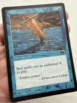Chill x4 MTG Tempest 4x Magic Good Heavy Play HP - Image 3