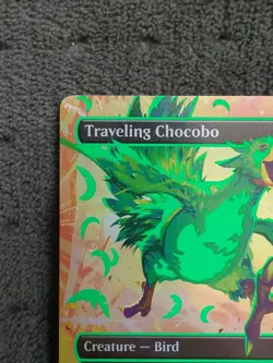 Traveling Chocobo (Borderless) (Neon Ink Green) Final Fantasy Foil - Image 2