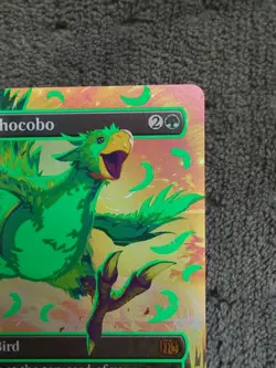 Traveling Chocobo (Borderless) (Neon Ink Green) Final Fantasy Foil - Image 3
