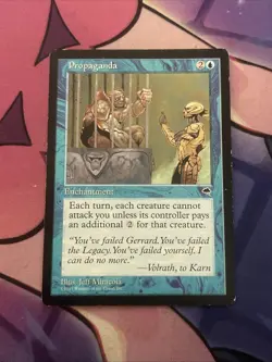 x1 Propaganda x1 MTG Tempest MP Magic The Gathering - Image 1