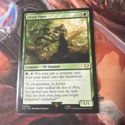 Elvish Piper #239 (NM) Lord of the Rings LTC Magic MTG - Image 1