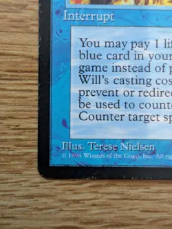 MTG Alliances Force of Will Uncommon Blue Staple [LP] Lightly Played - Image 2