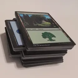 Magic the Gathering 100 basic land bulk lot 20 of each type mixed sets MTG BA118 - Image 2